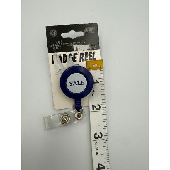 Yale University Retractable Badge Reel - Spirit Products LTD - New on Card - Picture 4 of 4
